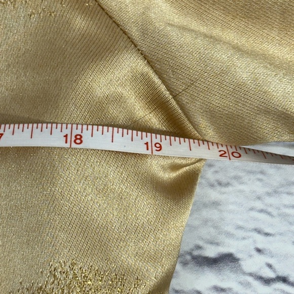ANAGE Gold Embellished Jacket. Vintage Dry Clean Only Size Small Pre-Owned - Picture 7 of 15